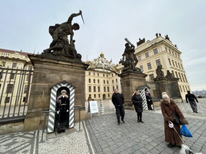 プラハ城の入り口？