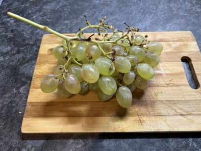   Grapes bought at the supermarket.